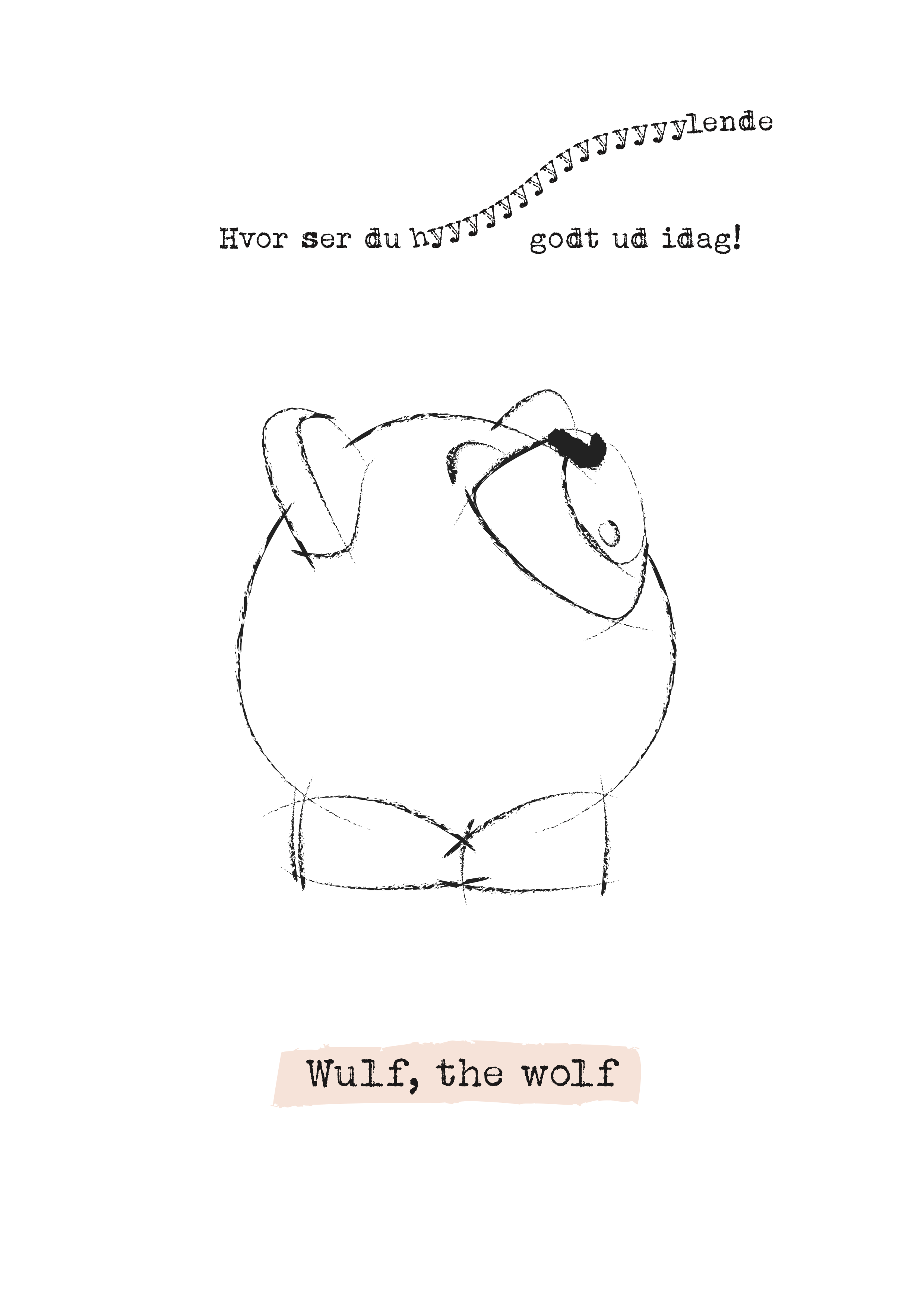 Postkort - Wulf