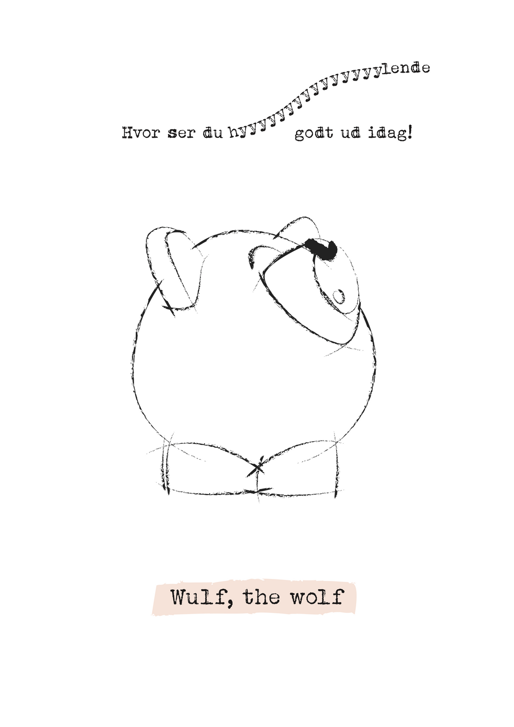 Postkort - Wulf